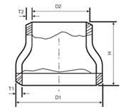 Carbon steel concentric reducer