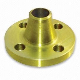 Yellow Golden Painting Weld Neck Flanges