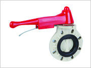 Hand wheel butterfly valve